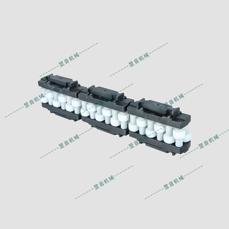 單排轉彎分道滾珠護欄